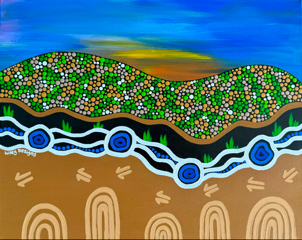 Kristal Matthews | Painting | Following the Tracks