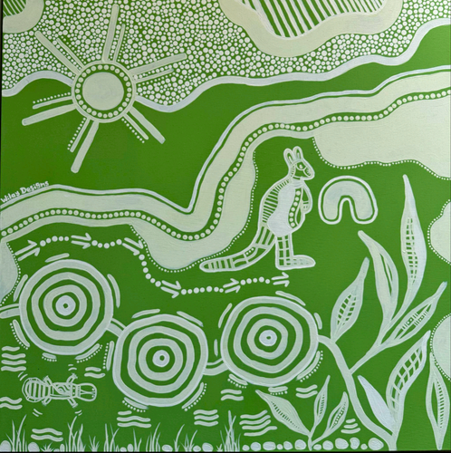 Jazz Matthews | Painting | Grounded In Courage