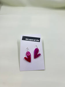 Sue Codee This Papercut Life | Heart earrings | Earrings