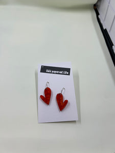 Sue Codee This Papercut Life | Heart earrings | Earrings