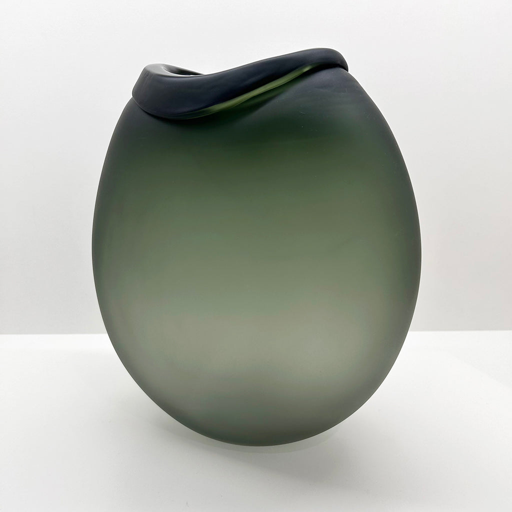 Ruth Allen Pty Ltd | Steel Grey Luscious Lip Vase  |