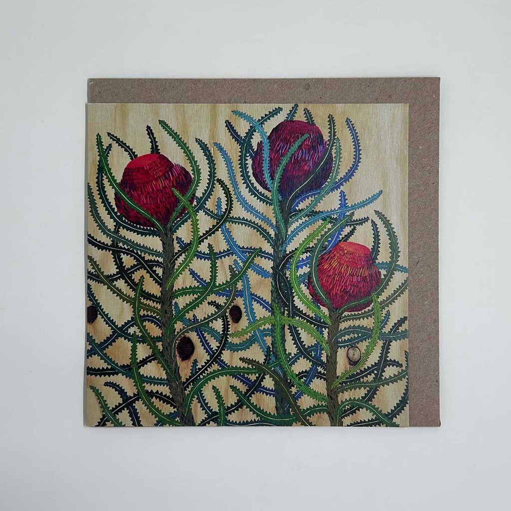 Irina Nazarova | greeting card 11 | Banksias