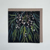Irina Nazarova | greeting card 7 | Eucalyptus with seed pods