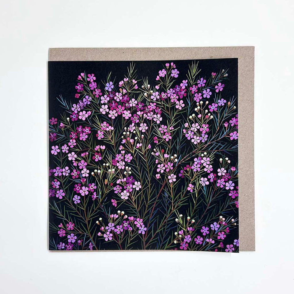 Irina Nazarova | greeting card 2 | Geraldton Wax