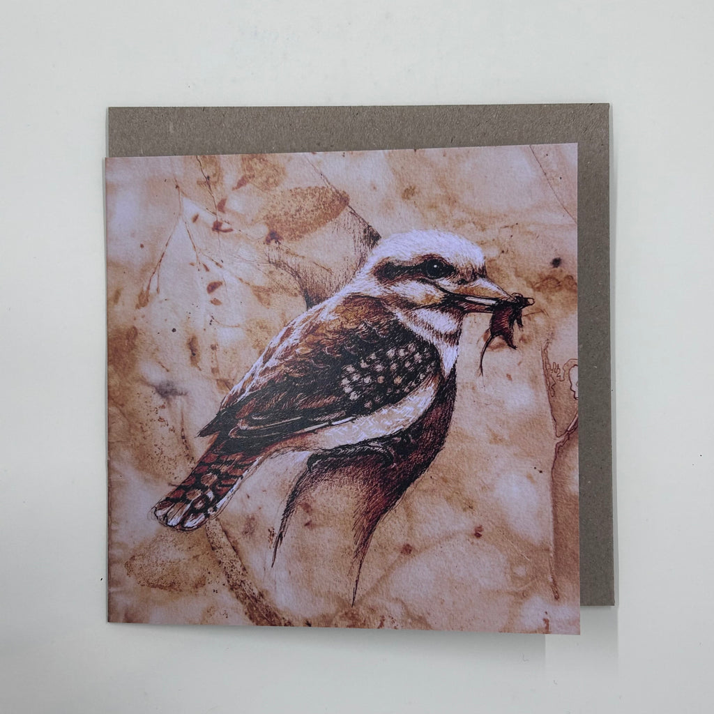 Jo Hollier | art cards | Creek walks 2, card 4