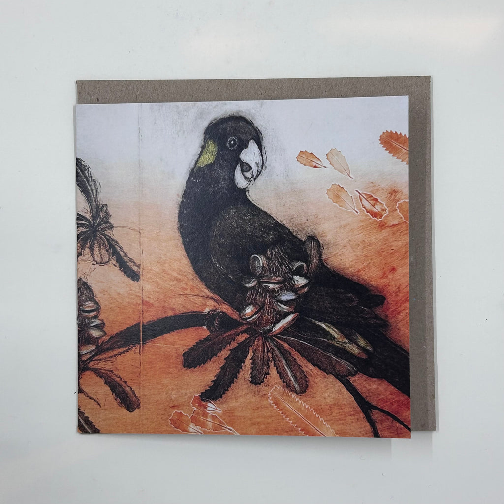 Jo Hollier | art cards | Creek walks 2, card 1