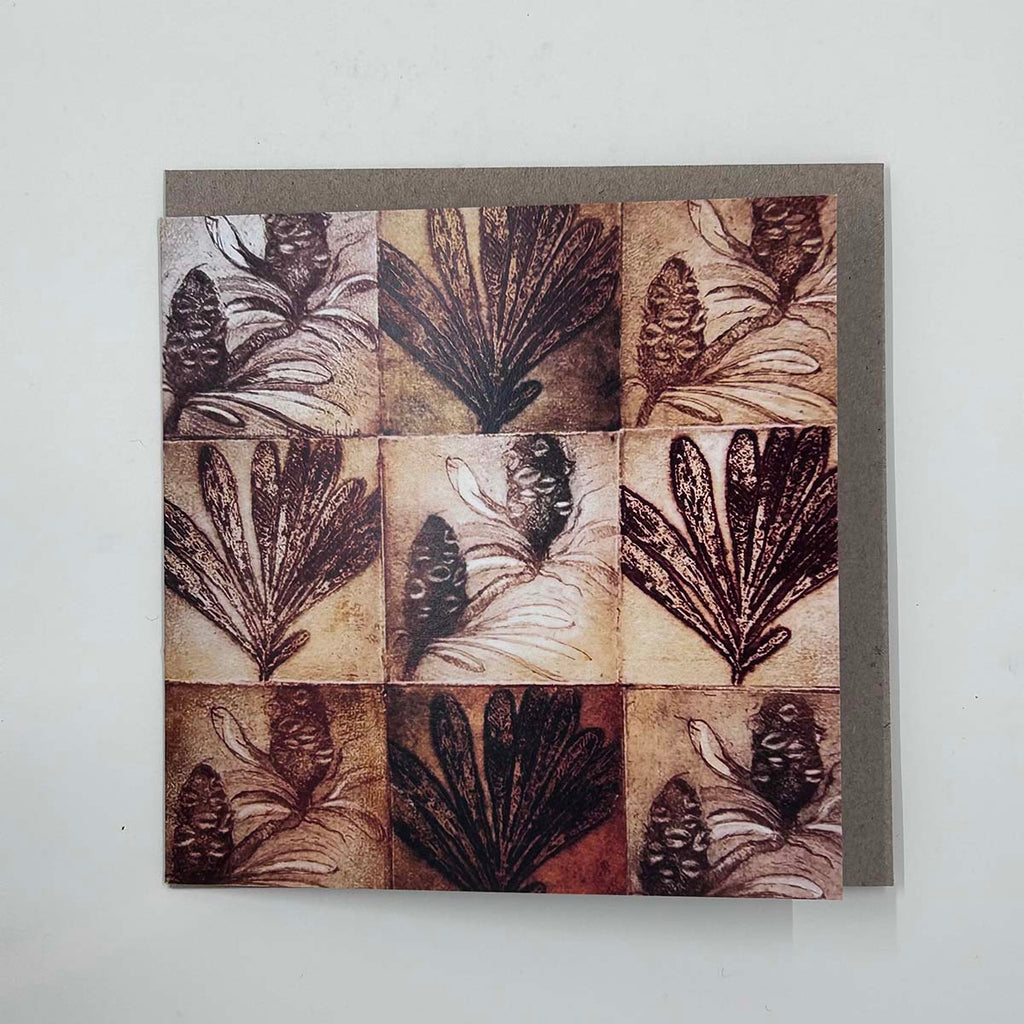 Jo Hollier | art cards | Creek walks 2, card 2