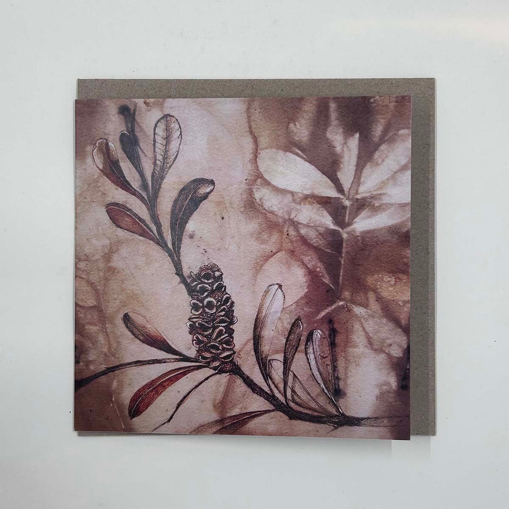 Jo Hollier | art cards | Creek walks 2, card 6
