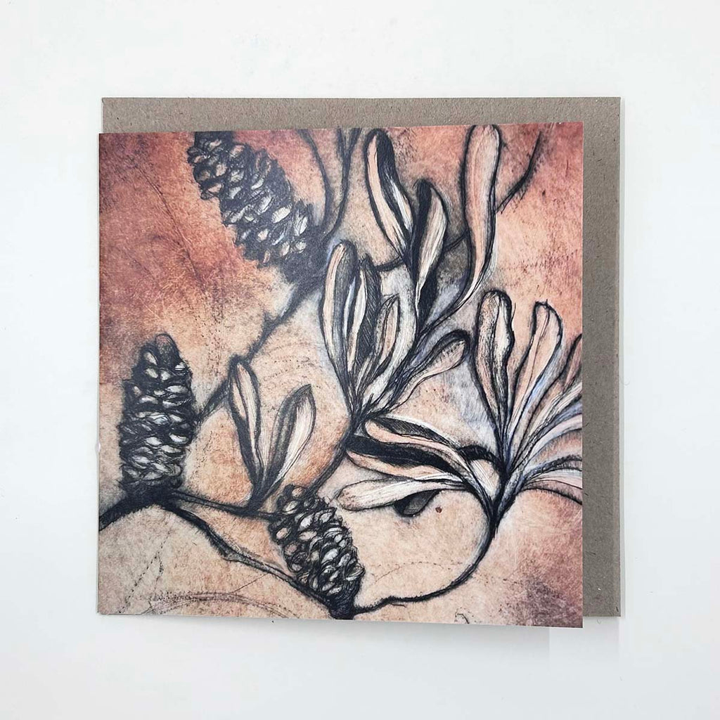 Jo Hollier | art cards | Creek walks 1, card 3