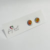 A Fiery Heart | Stud earrings |