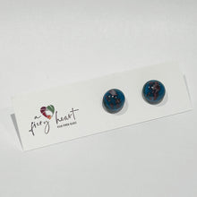 Load image into Gallery viewer, A Fiery Heart | Stud earrings |