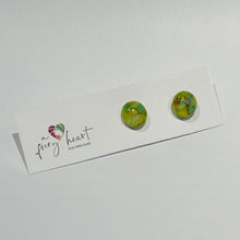 Load image into Gallery viewer, A Fiery Heart | Stud earrings |