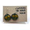 Irina Nazarova | Earrings | Yellow flower – round