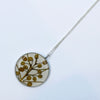 Irina Nazarova | Pendant | Wattle on white
