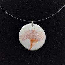 Load image into Gallery viewer, Romanda Ceramics | Pendant Hoop Necklace | Gum Flower