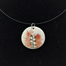 Load image into Gallery viewer, Romanda Ceramics | Pendant Hoop Necklace | Bottlebrush