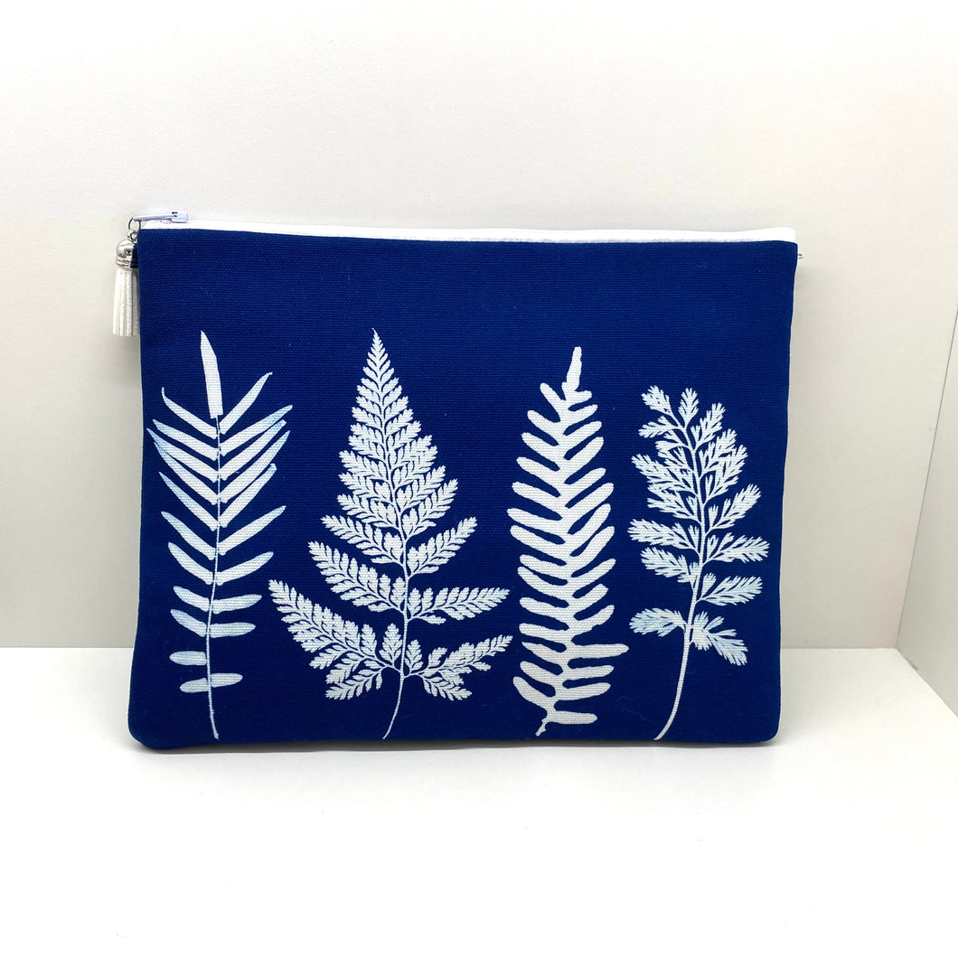 SmartAlex Textiles | zip top bag | cyanotype 30