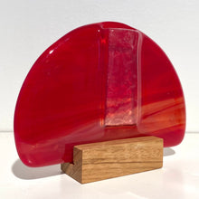 Load image into Gallery viewer, A Fiery Heart | Bud vase - Small | Dark Red