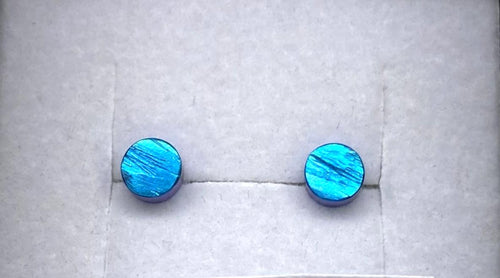 Sarah Augusta Murphy | Earrings | Rough cut studs Teal, Gift Box