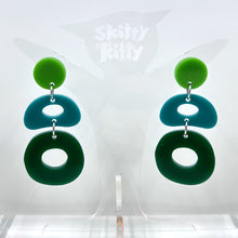 Load image into Gallery viewer, Skitty Kitty | Earrings | Forest hoops