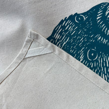 Load image into Gallery viewer, Abby Bursaria Workshop | Tea towel - Wombat front &amp; back |