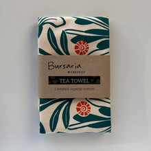 Load image into Gallery viewer, Abby Bursaria Workshop | Tea towel - Bouquet