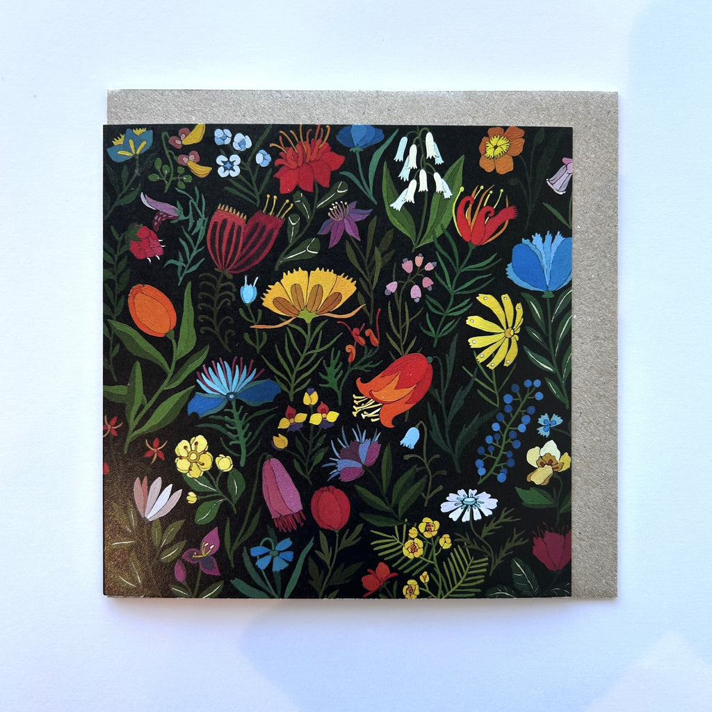 Irina Nazarova | greeting card 6 | Imaginary flowers