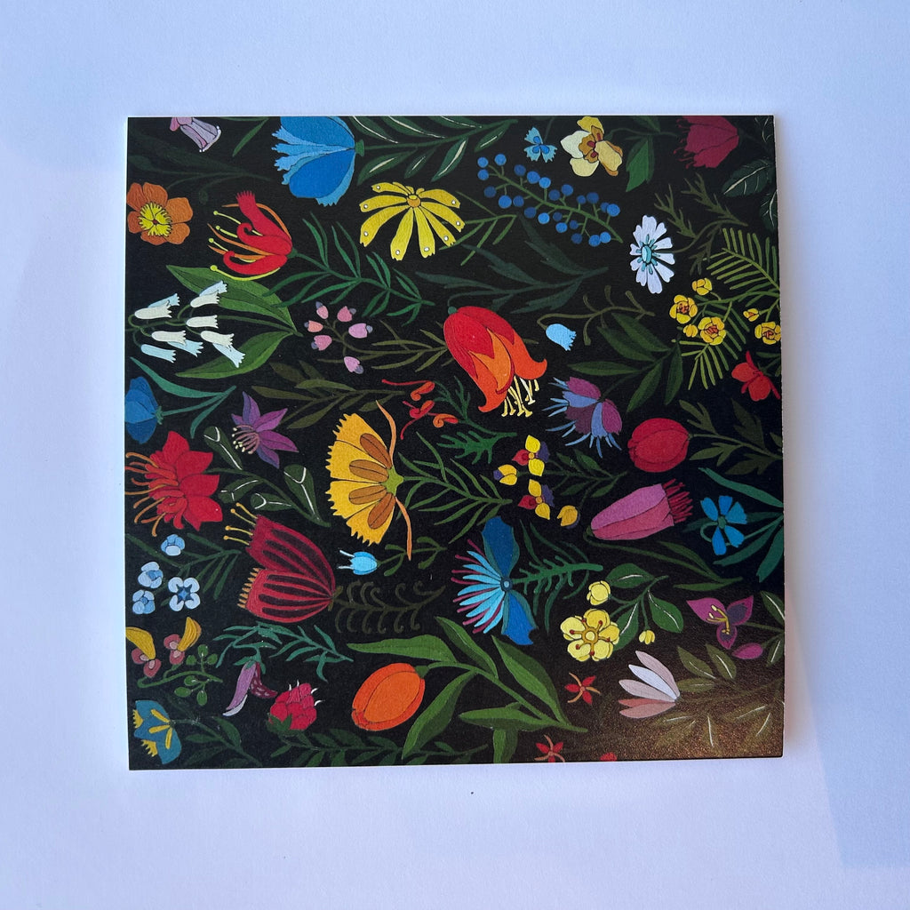 Irina Nazarova | greeting card 6 | Imaginary flowers