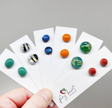Load image into Gallery viewer, A Fiery Heart | Stud earrings |