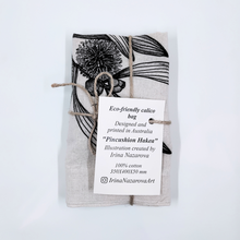 Load image into Gallery viewer, Irina Nazarova | calico bag | Pincushion Hakea