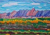 Isaac Hibble | Drawing | Colourful Flinders Ranges