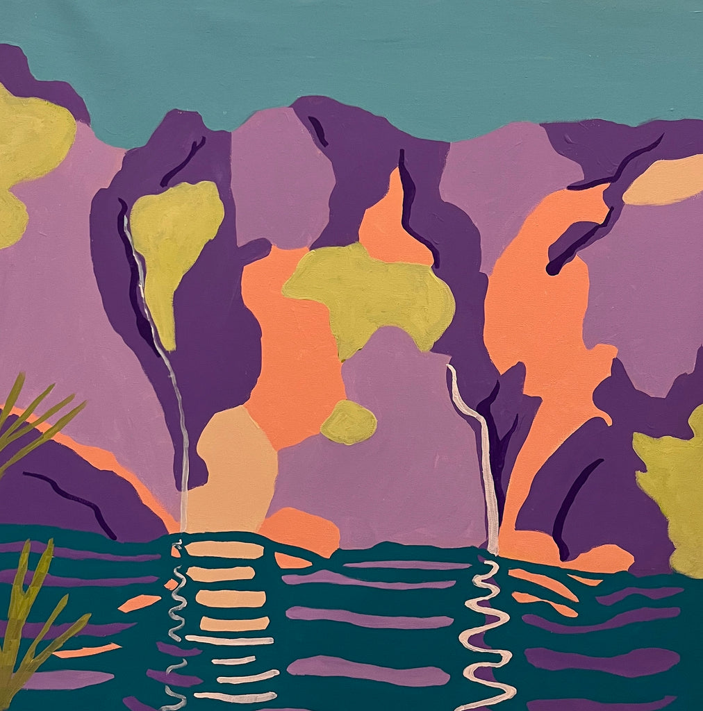 Jennifer Adams | Mixed Media | Waterfall 2