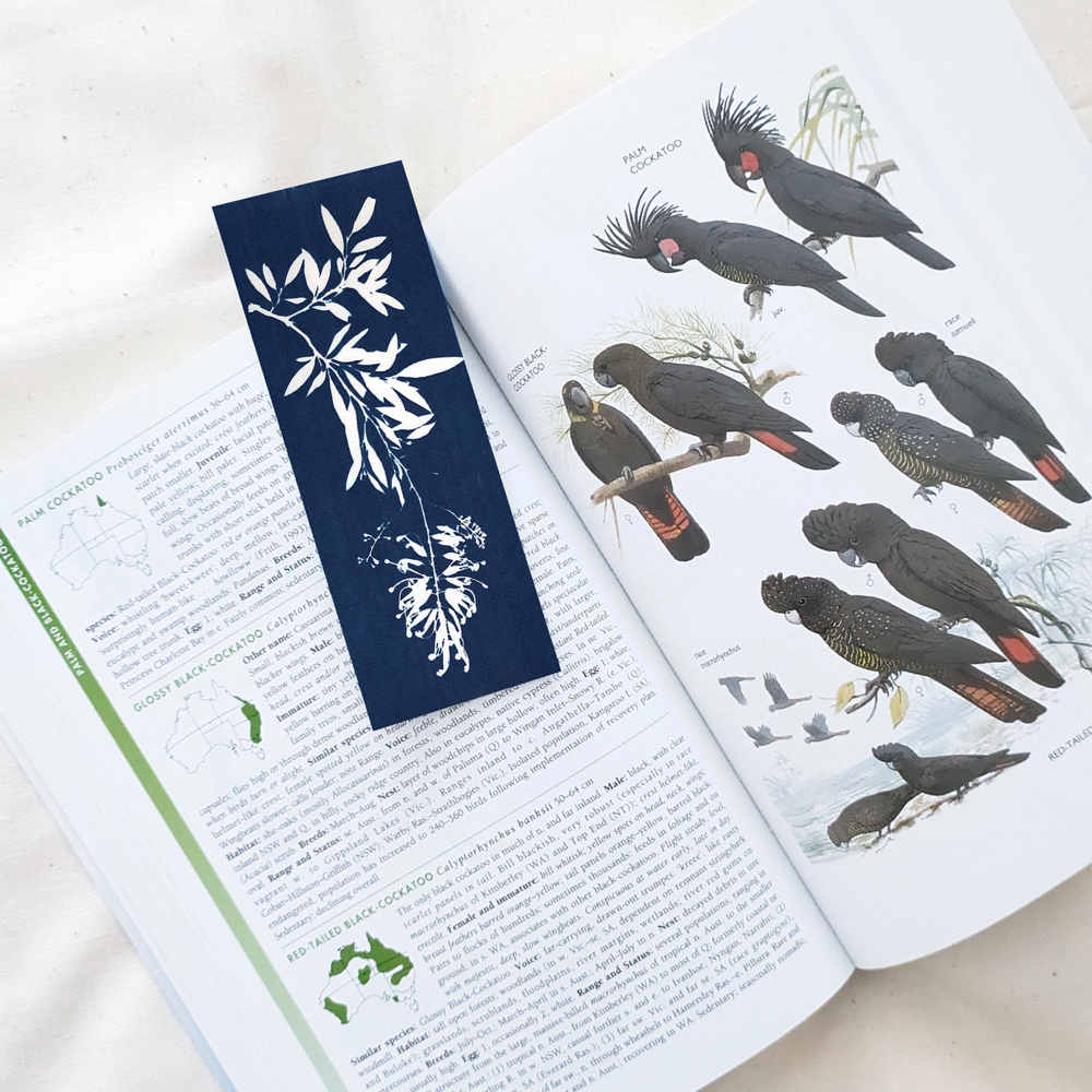 Jessica Blue Bower Art | Bookmark – Grevillea |