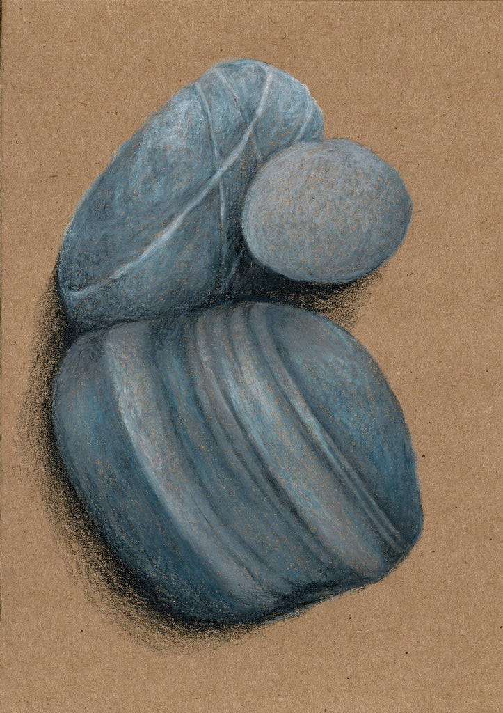 Jennifer Burns | Drawing | Wishing Stones Brown
