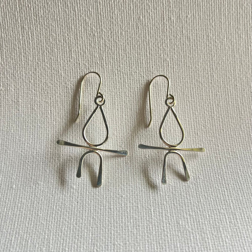 Kate Hunter | Earrings | Persephone Hammer Texture Earrings
