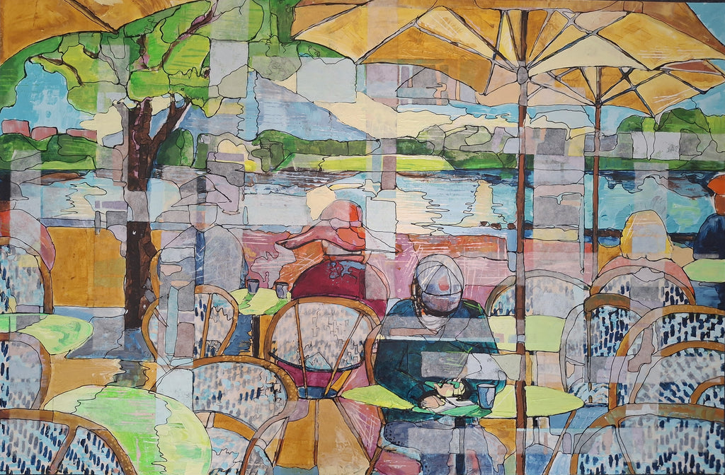 Kate Smith | Painting | Lakeside Cafe #3