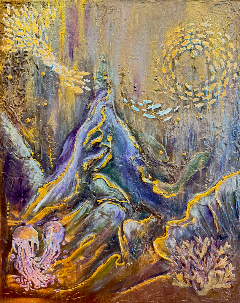 Ludmilla Braguina | Painting | Where Water Dreams of LIGHT