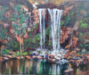 Liz Hanna | Painting | Curtain Falls – River running again