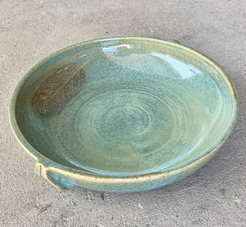 Linda Visser | Ceramics | Fossil Leaf Bowl