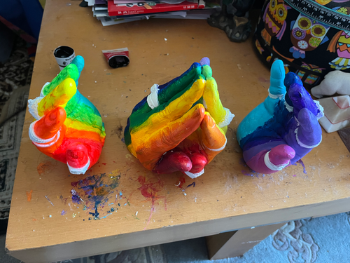 Luka Musicki | Mixed Media | Spiritual Rainbow Hands