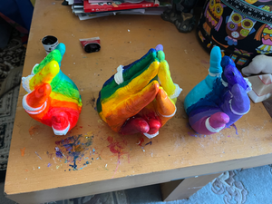 Luka Musicki | Mixed Media | Spiritual Rainbow Hands