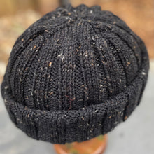 Load image into Gallery viewer, MicMac Design | Clothing | HATITUDE classic fisherman's beanie in charcoal