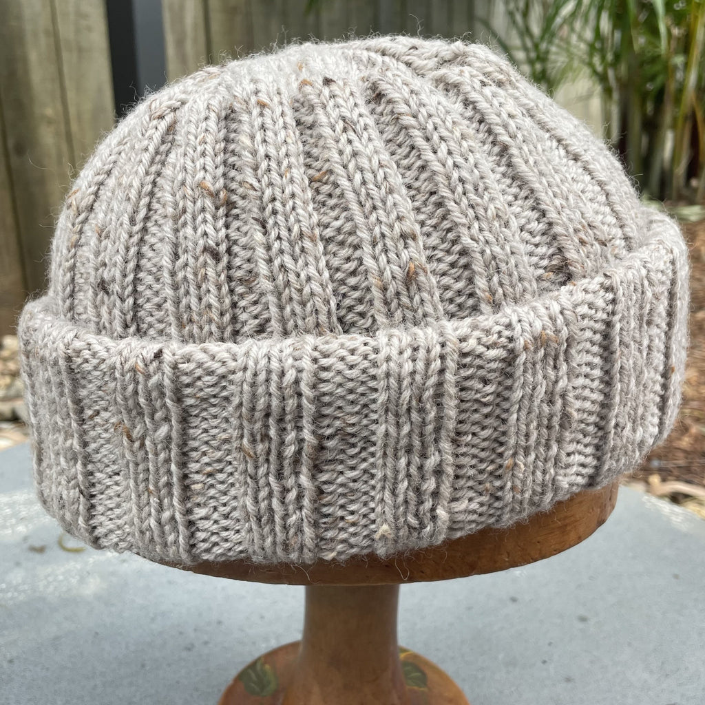 MicMac Design | HATITUDE classic fisherman's beanie in oatmeal