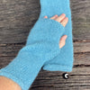 MicMac Design | Sky blue fingerless gloves
