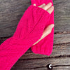 MicMac Design | Hot pink fingerless gloves