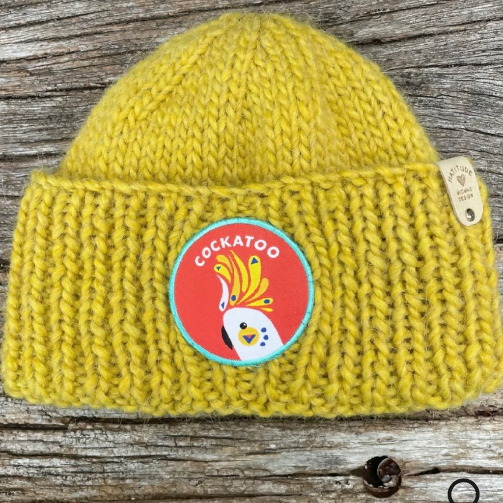 MicMac Design | Yellow Cockatoo beanie