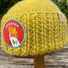 Load image into Gallery viewer, MicMac Design | Yellow Cockatoo beanie