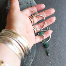 Load image into Gallery viewer, Vspora Art | Infinity Silver Ancient Roman Glass Earrings  |