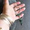 Vspora Art | Infinity Silver Ancient Roman Glass Earrings  |