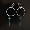 Vspora Art | Infinity Silver Ancient Roman Glass Earrings  |